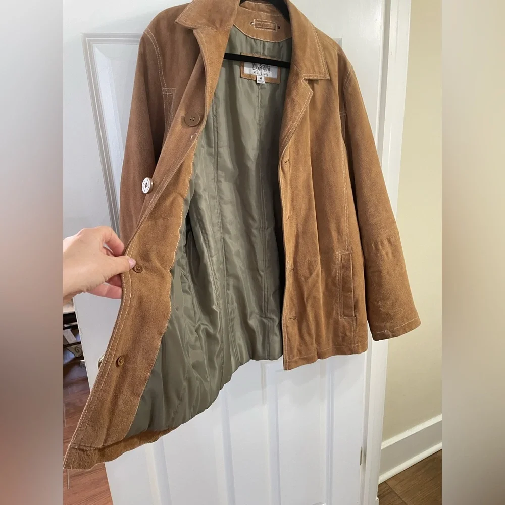 ✨ Wilsons Leather “M. Julian” Tan Suede Jacket – Men’s M ✨ - Picture 2 of 8